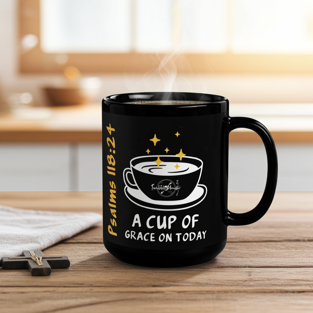 Black Glossy Mug